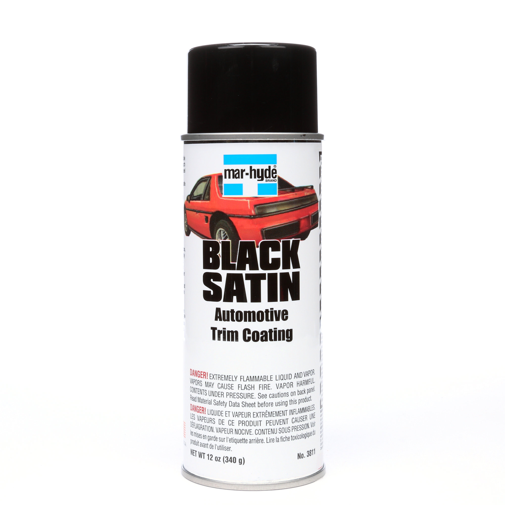 Mar-Hyde Black Satin Automotive Trim Coating