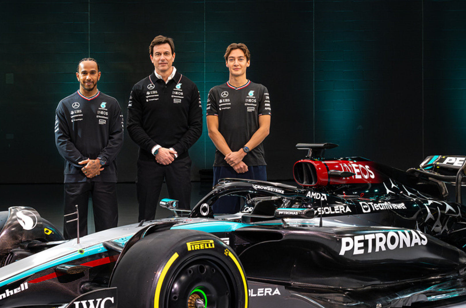 Mercedes-AMG PETRONAS team and car