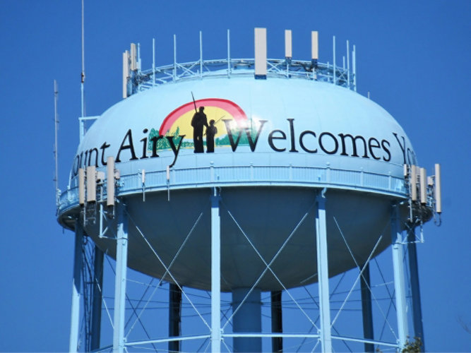 Mt.. Airy Water Tower