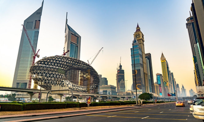 Das symbolträchtige Museum der Zukunft in Dubai wählt Brandschutzbeschichtungen von Sherwin-Williams
