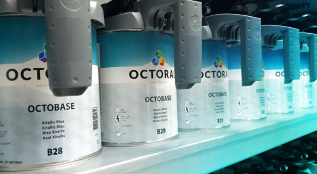 Octobase mixing bank within an Octoral manufacturing hub.