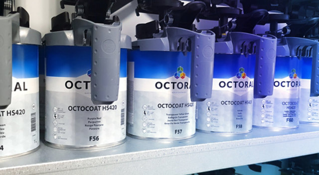 Octocoat mixing bank within an Octoral manufacturing hub.