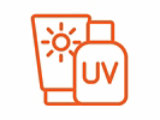 UV sunscreen protection icon