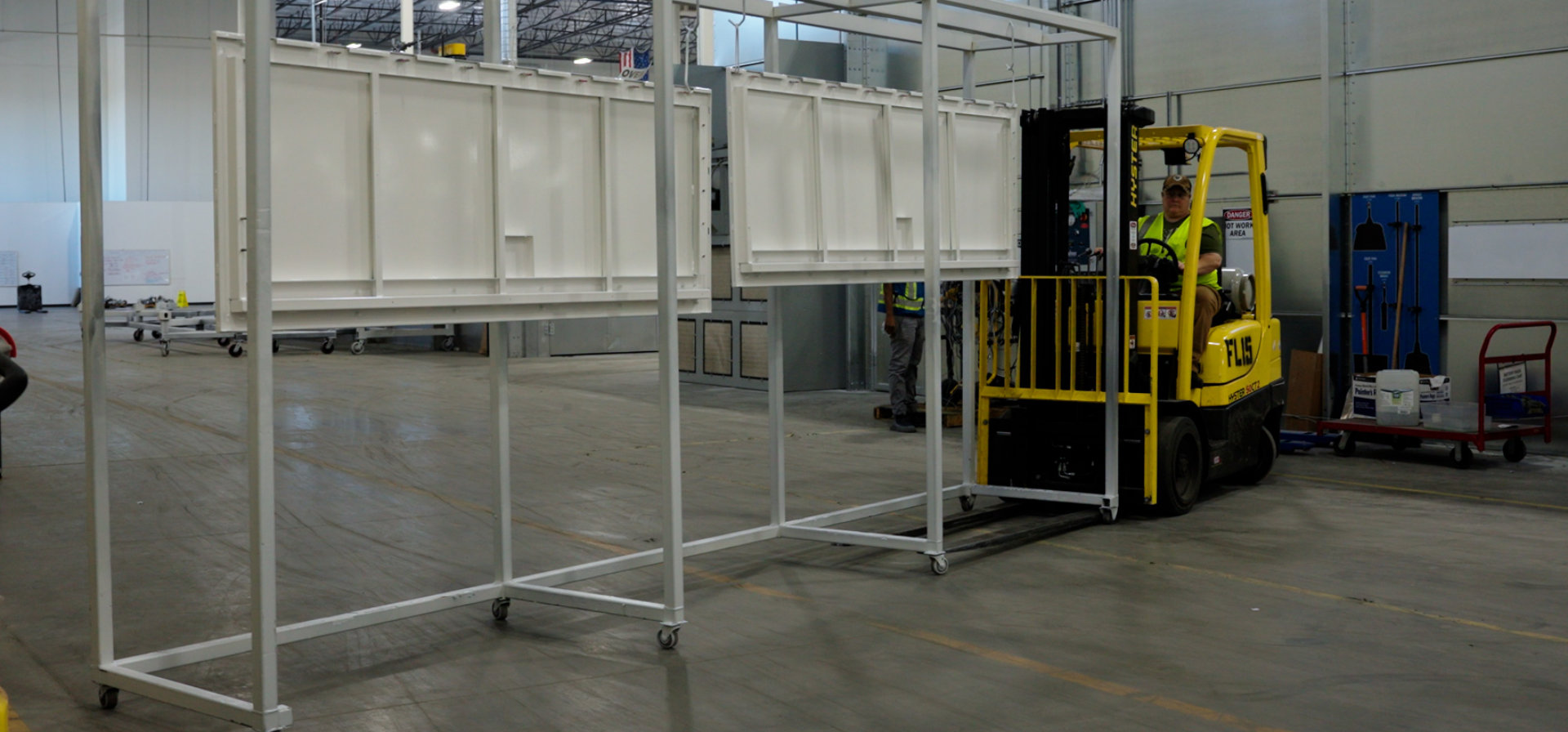 drying rack in factory