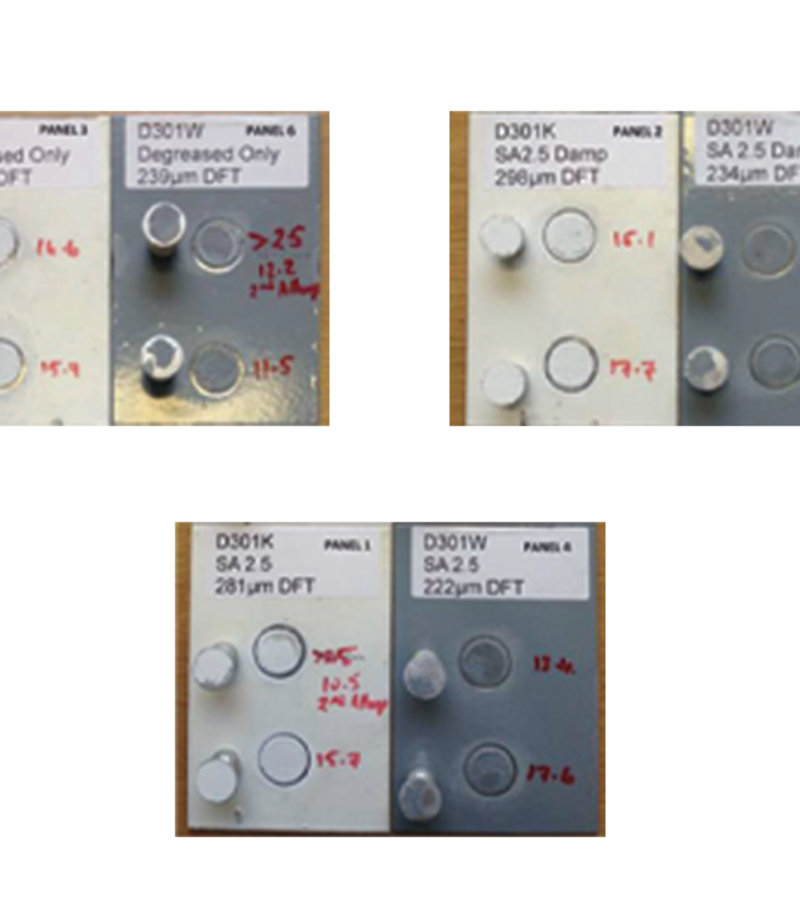 Duraplate 301w test panels