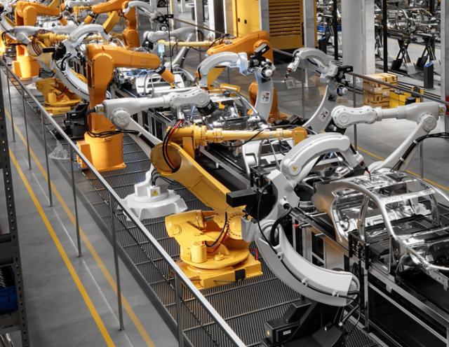 EV battery manufacturing plant.