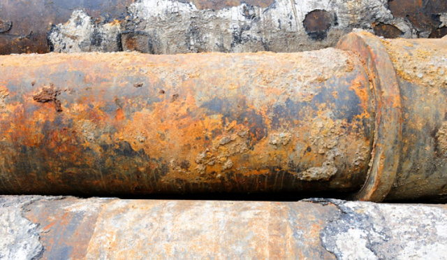 Pipe with corrosion