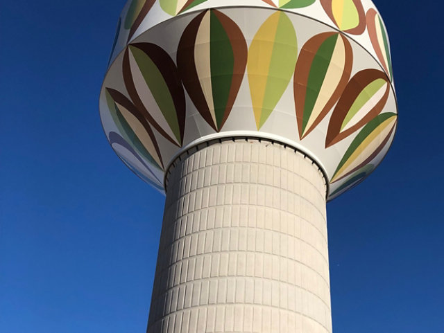 Colorful Ft. Lauderdale Water Tower Sherwin-Williams