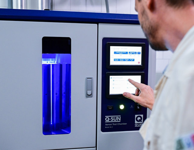 Advanced laboratory testing for certified wood coatings, ensuring durability, resistance, and compliance with industry standards.