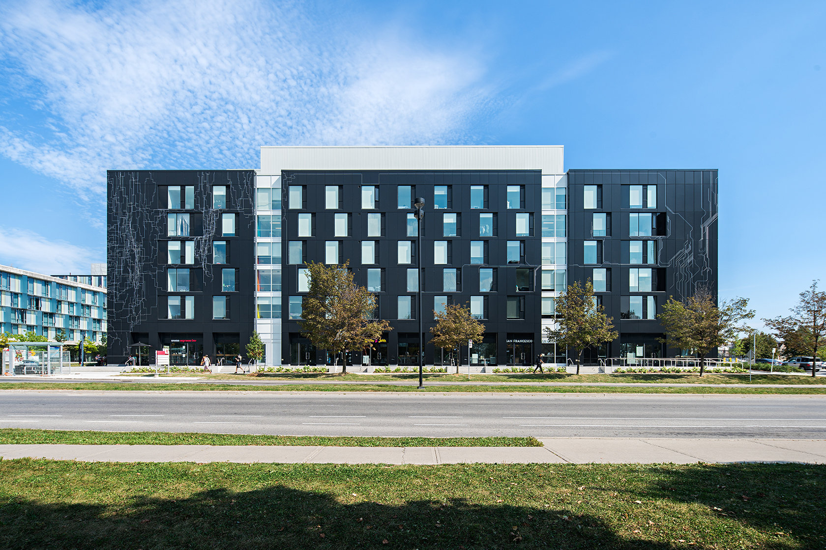 Entire view of the Quad at York University