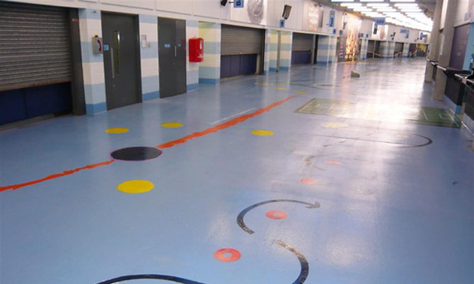 Resin Flooring Demarcation