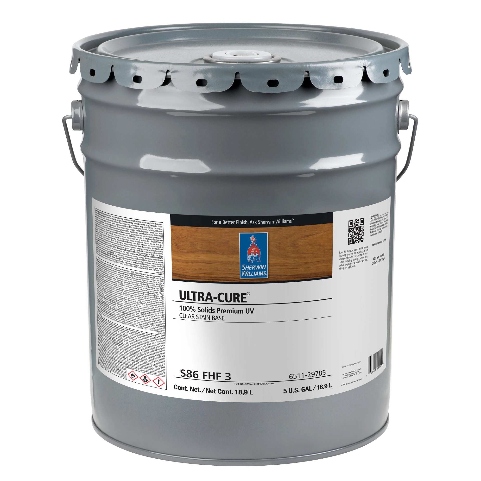 Sher Wood® Ultra Cure® Uv Stain Base Sherwin Williams 9655