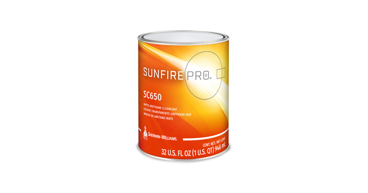SC650 - Sunfire PRO™ Matte Urethane Clearcoat | Sherwin-Williams