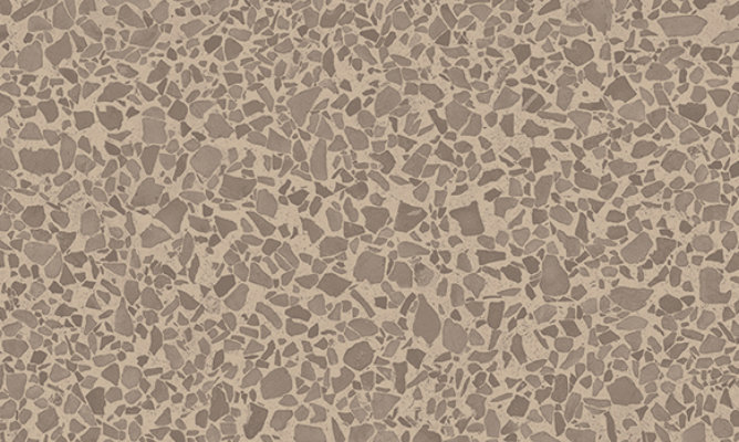 Swatch of Sherwin-Williams Emulate Stone Terrazo pattern featuring the Terra Tan colorway