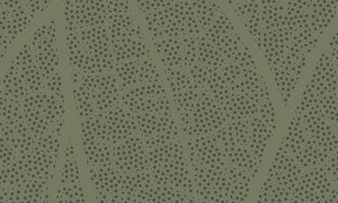Swatch of Sherwin-Williams Emulate Metal Leaf pattern featuring the Fern colorway