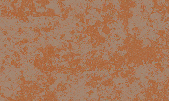 Swatch of Sherwin-Williams Emulate Metal Weathered pattern featuring the Patina Copper colorway