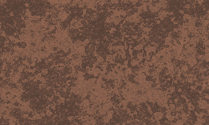 Swatch of Sherwin-Williams Emulate Metal Weathered pattern featuring the Aubrun Rust colorway