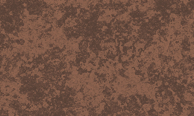 Swatch of Sherwin-Williams Emulate Metal Weathered pattern featuring the Aubrun Rust colorway