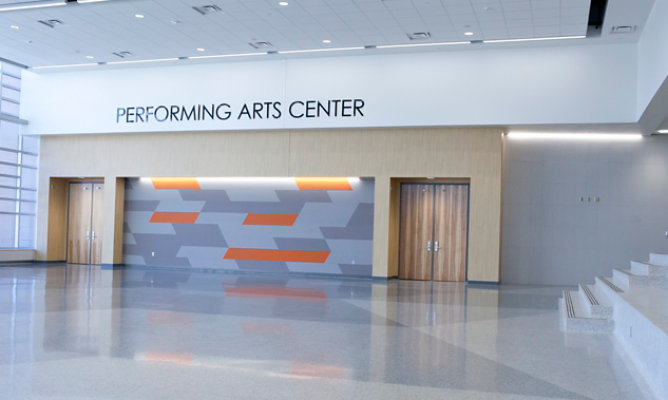 Terrazzo Floor in Delano High School