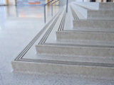 Resinous floor in school