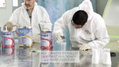 Reparación inteligente de un color metalizado HLG Acry Glo