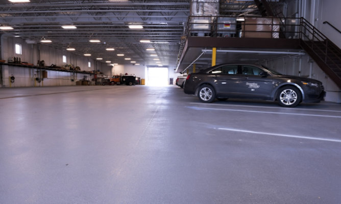 Resuflor 3561 Epoxy Floor at Douglas County Public Works