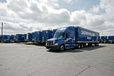 sherwin-williams truck fleet