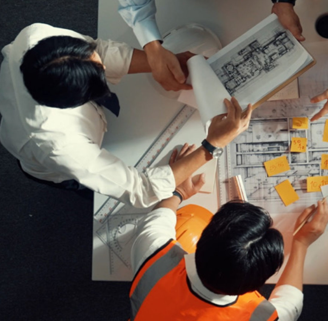 People collaborating 