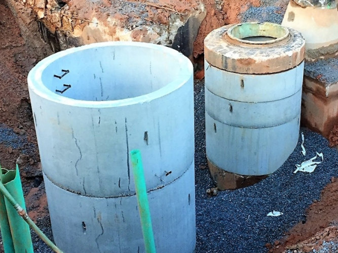 New concrete manhole lining project