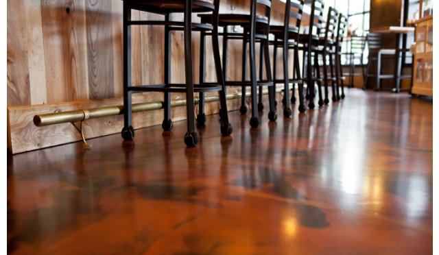 Resinous Floor in Restuarant