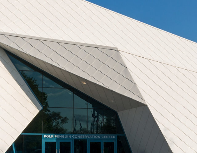 Photograph of a architecural building featuring a Sherwin-Williams Solar Reflective coating