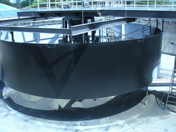 Water Treatment Clarifier Protective Coating