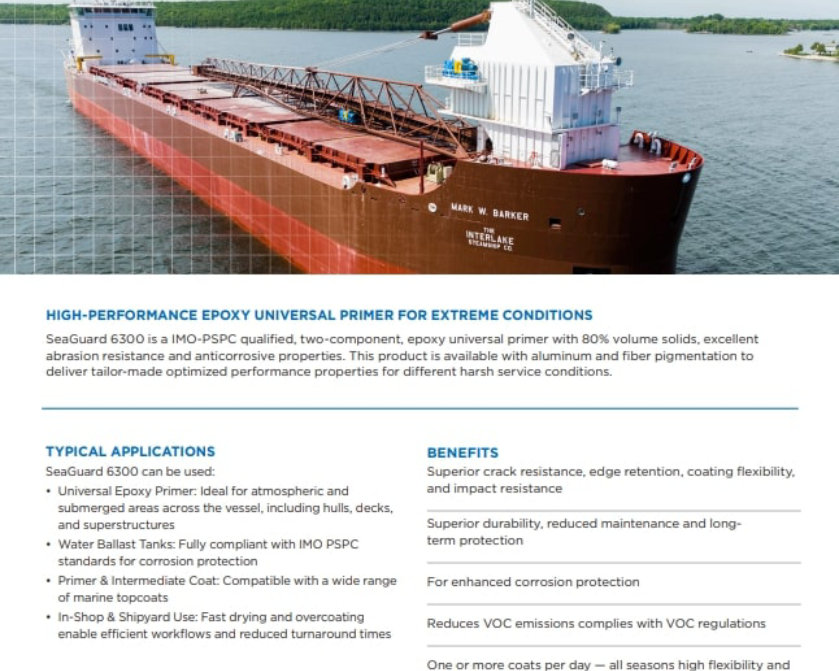 SeaGuard 6300 Sell Sheet Cover Image