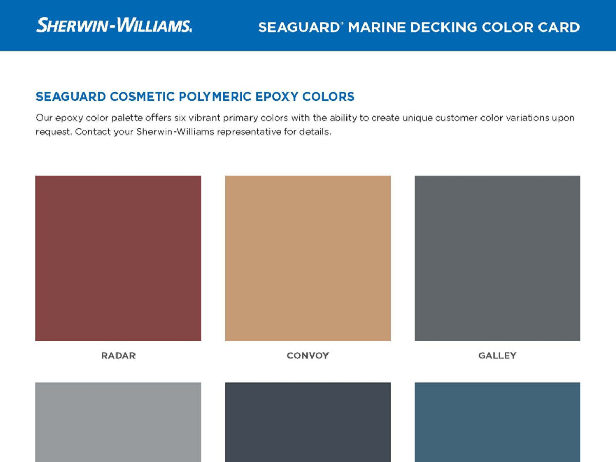 SeaGuard® Interior Marine Decking | Sherwin-Williams