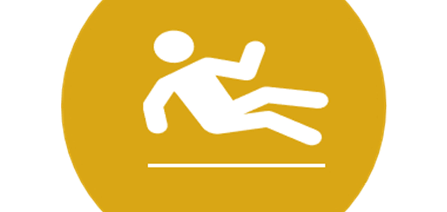 Slip and fall icon