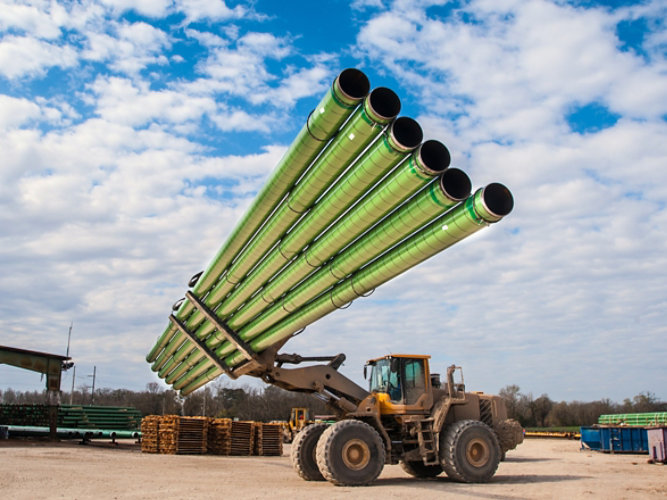 Pipeline on Forklift