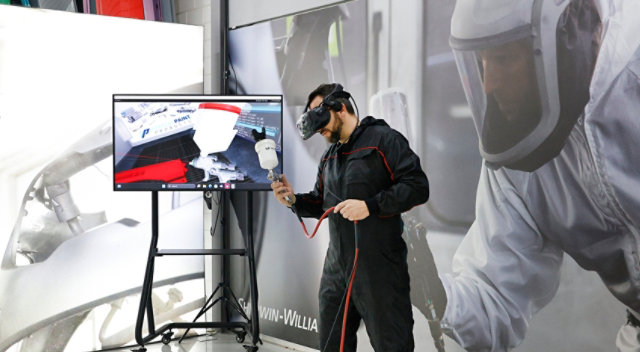 Painter using a Virtual Reality Headset