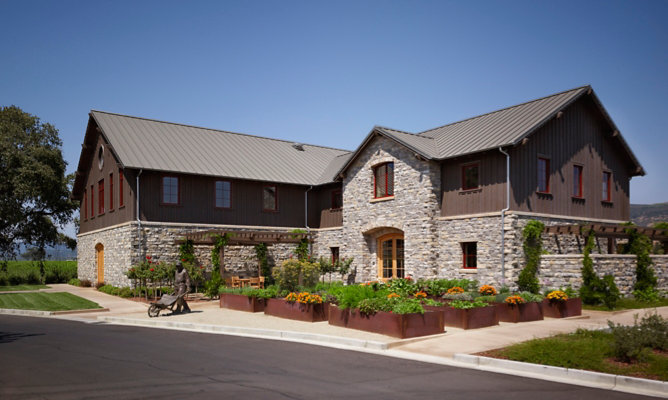 Front of Silver Oak Wine Cellar