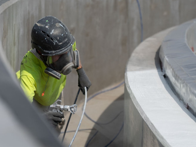 application in trough