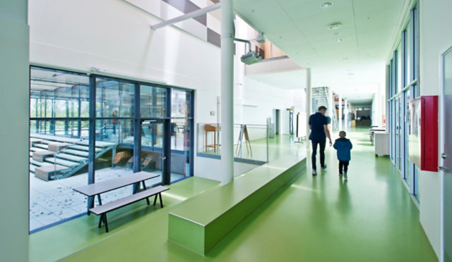 Beautiful SofTop Flooring in educational setting