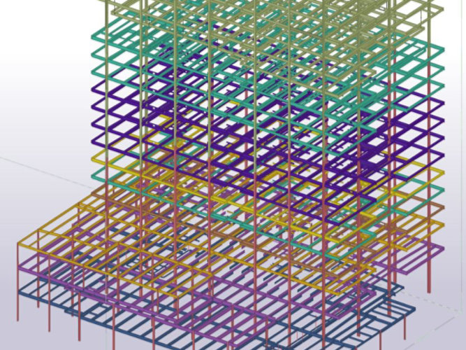 TEKLA Structure example