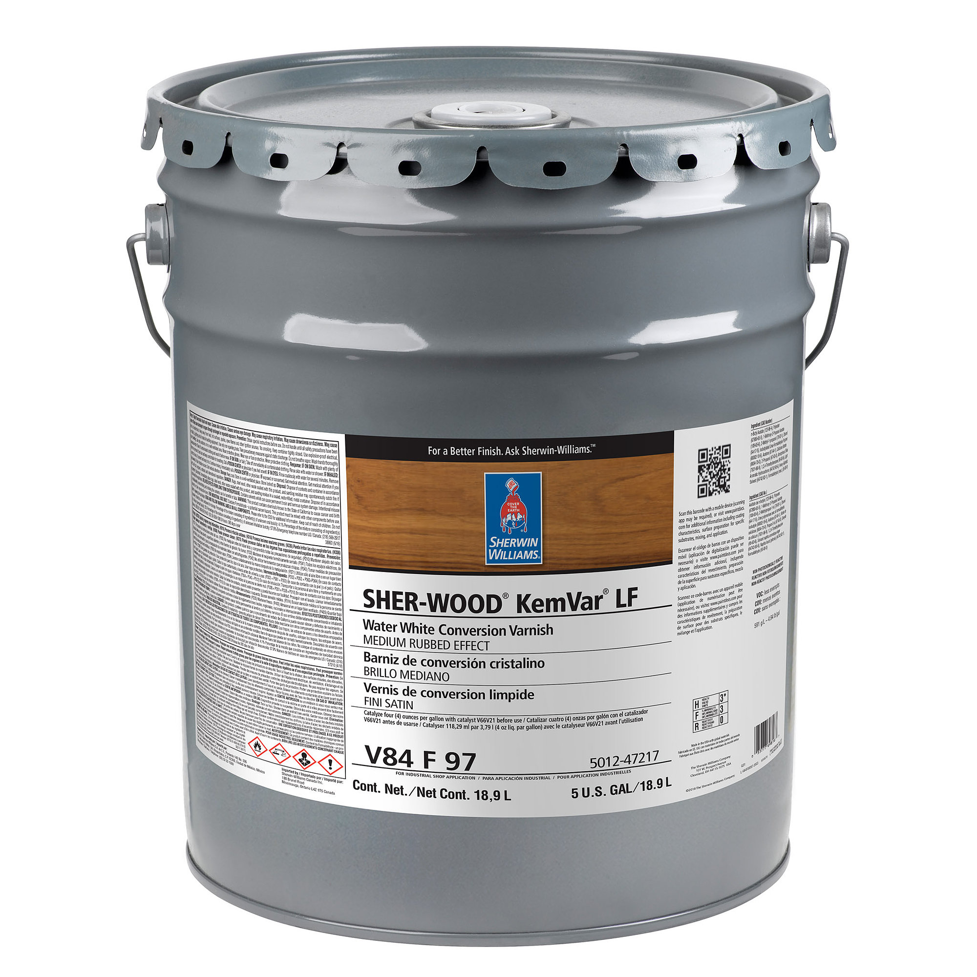 SHER-WOOD KEMVAR LF Water White Conversion Varnish