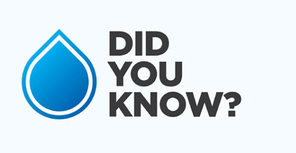 Did You Know Logo with a water droplet 