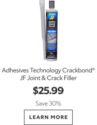 Adhesives Technology Crackbond® JF Joint & Crack Filler. $25.99. Save 30%. Learn more.