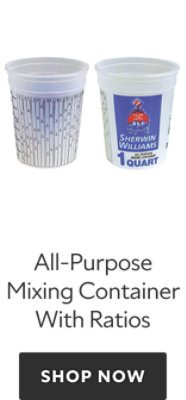 Sherwin-Williams All Purpose Mixing Container with Ratios. Shop Now.