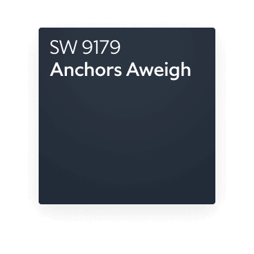 Color chip of Anchors Aweigh SW 9179.