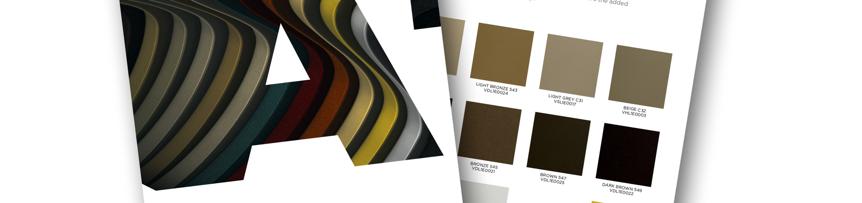 Powdura® ECO FTX HD sample panels with case
