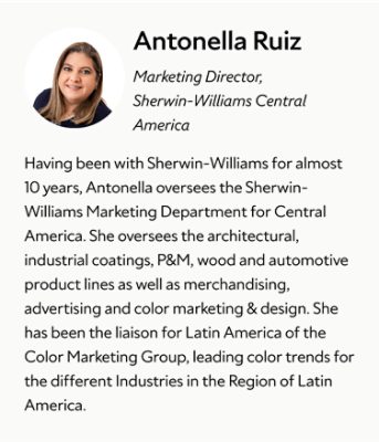 A biography card for Antonella Ruiz.