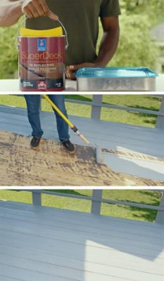 A man using SuperDeck