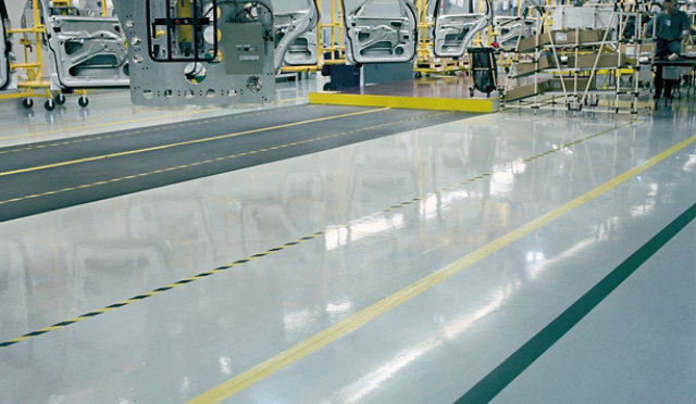 heavy duty auto plant flooring